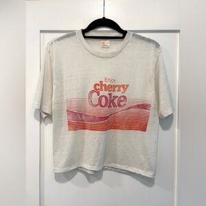 Vintage Cherry Coke cropped tee